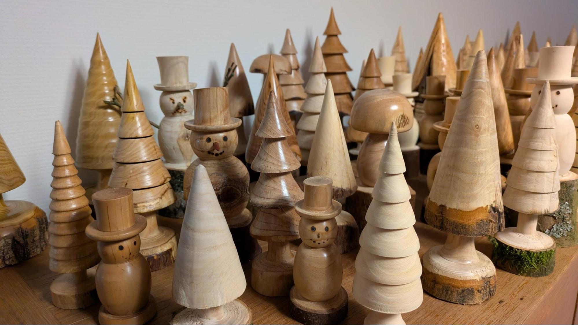 Handgemaakt houten figuurtje